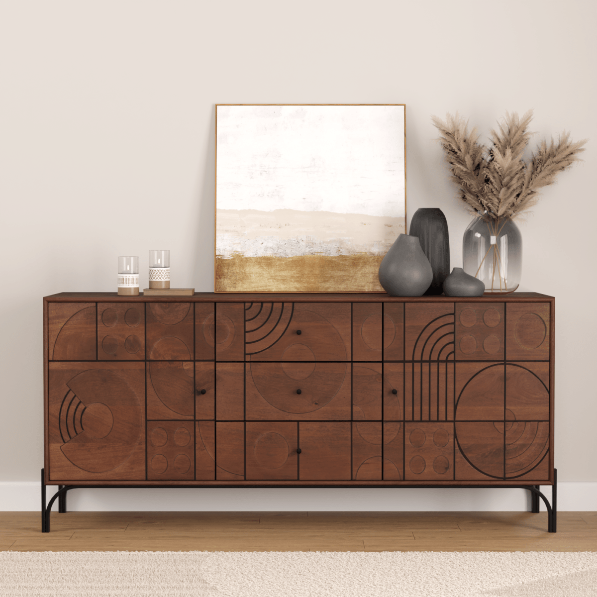Enigma Three Chest Of Drawers - OPULENT Co
