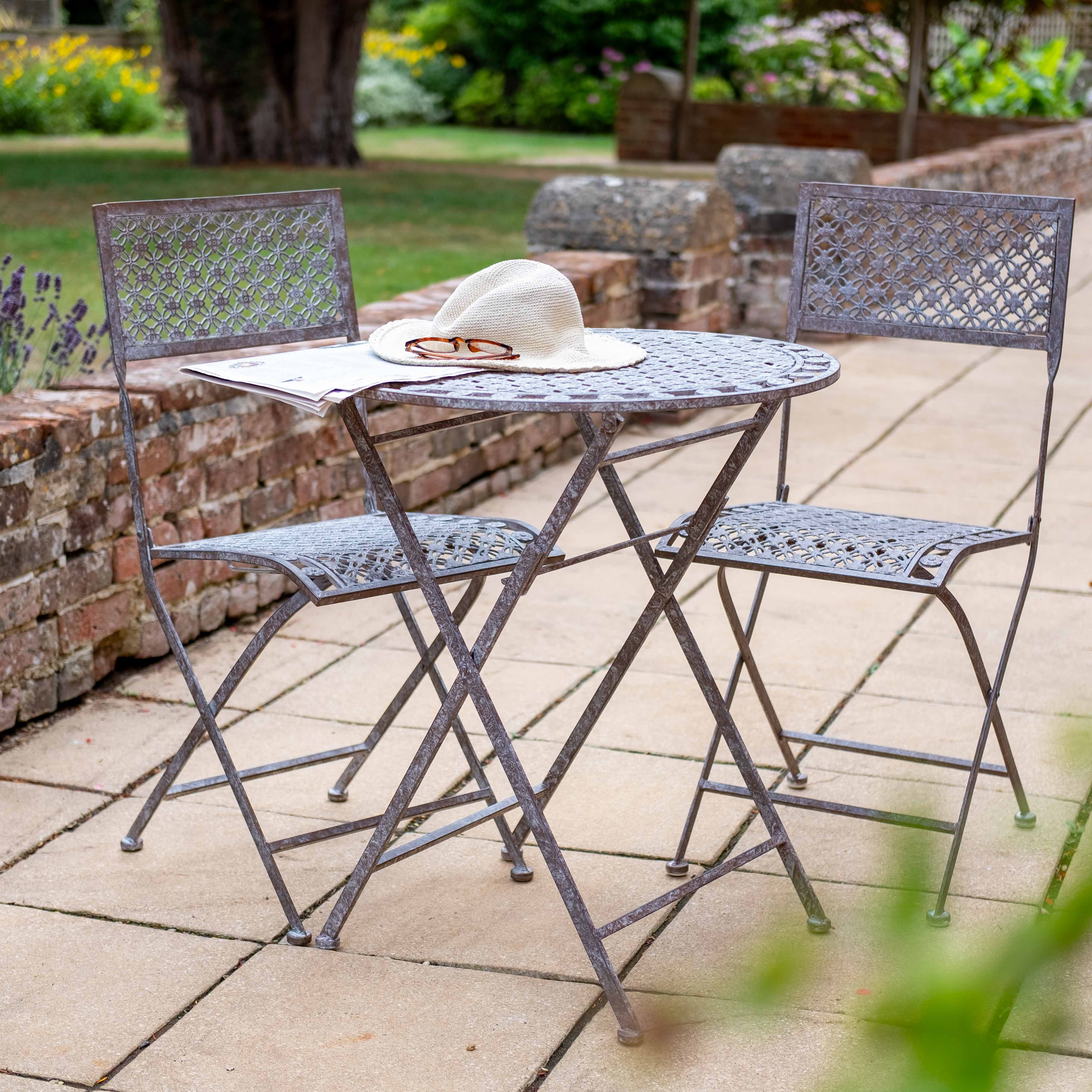 Marlborough Bistro Set 3pc Set | Stone