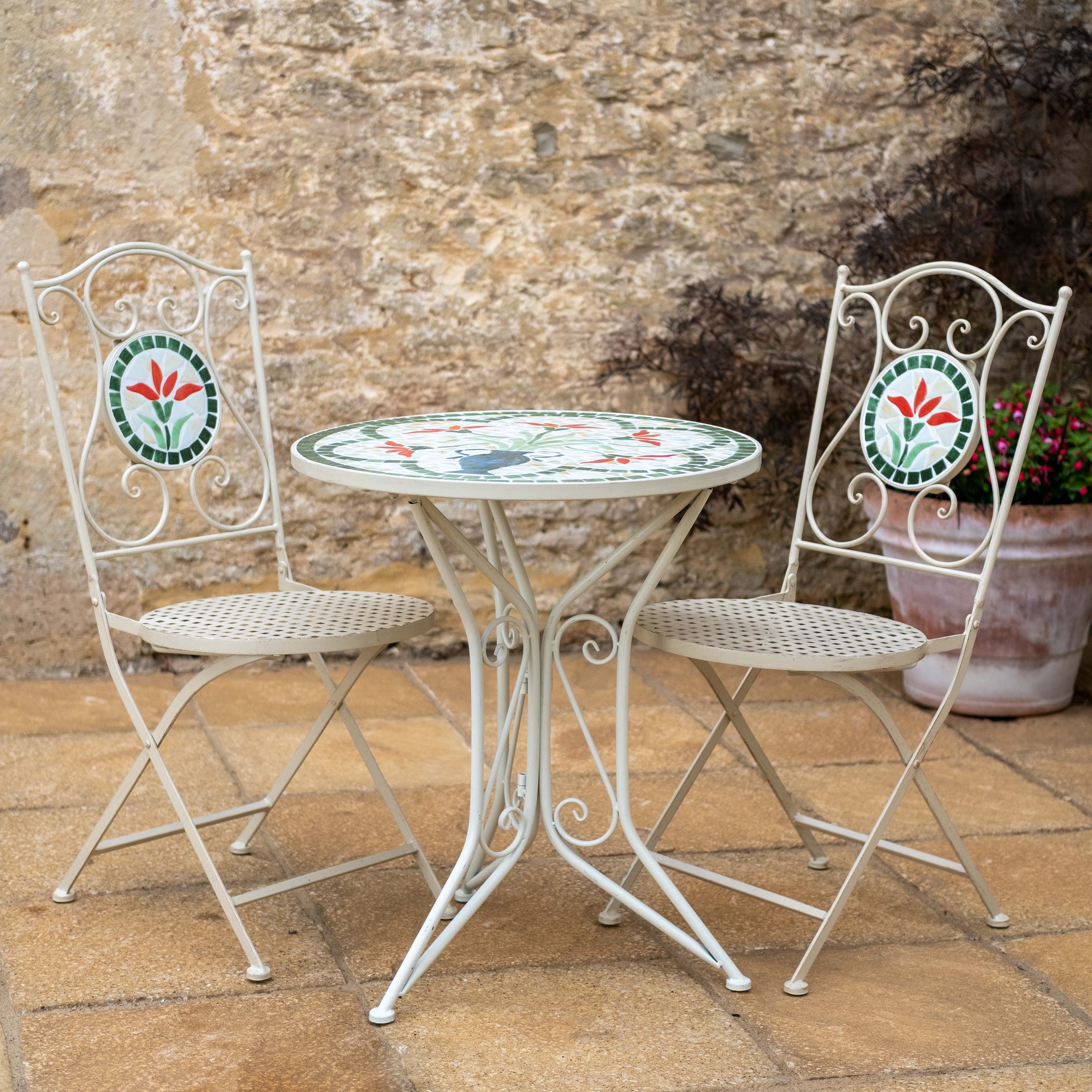 Mosaic Bistro Set | FLORAL