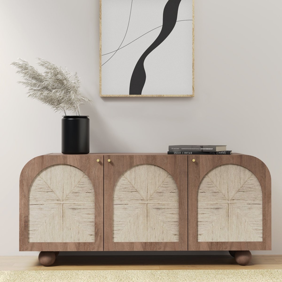 Jungle Three Door Cabinet - OPULENT Co