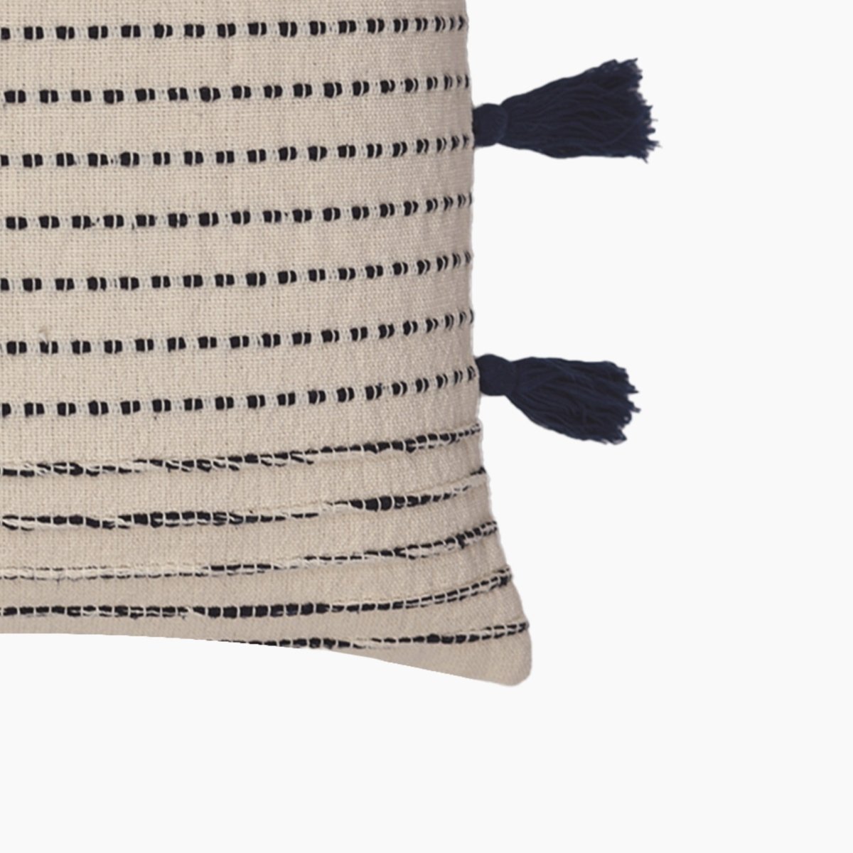 Freya Cotton Striped Cushion - OPULENT Co
