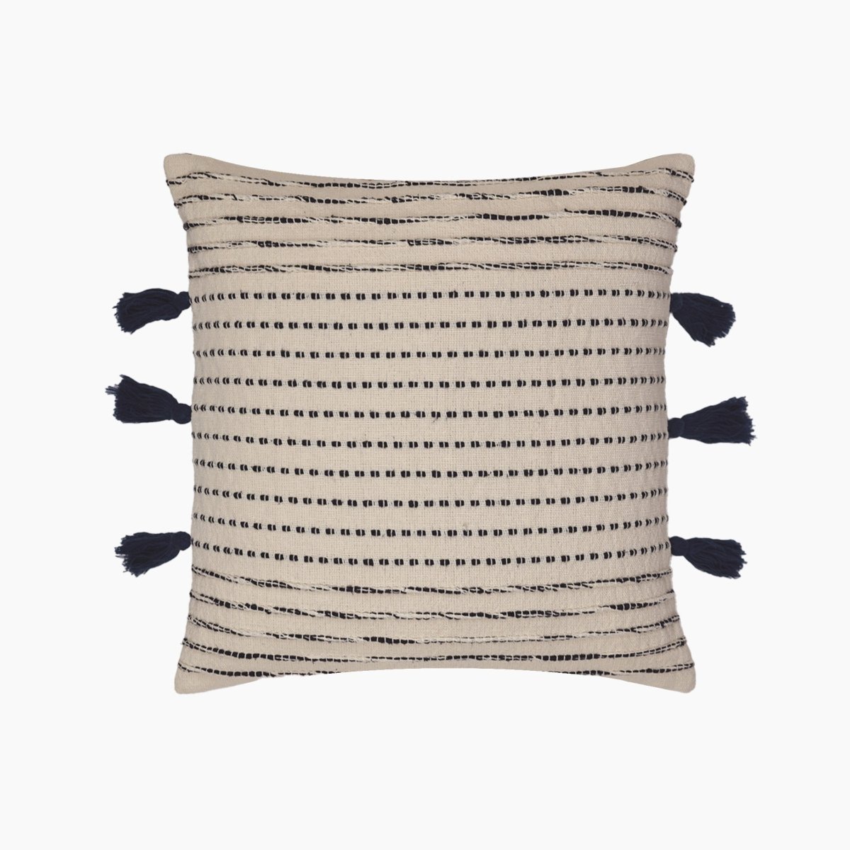Freya Cotton Striped Cushion - OPULENT Co
