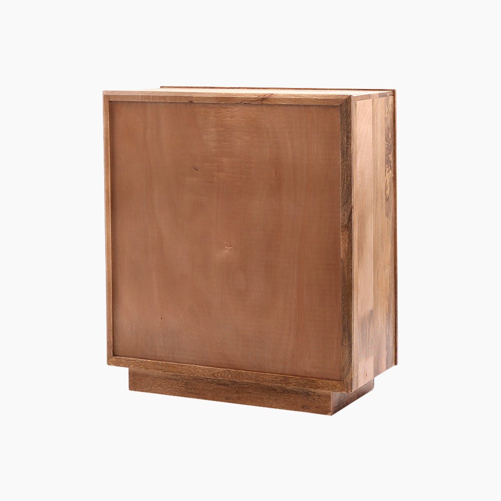 Zaayah Cut Work Wooden Three Chest of Drawers - OPULENT Co