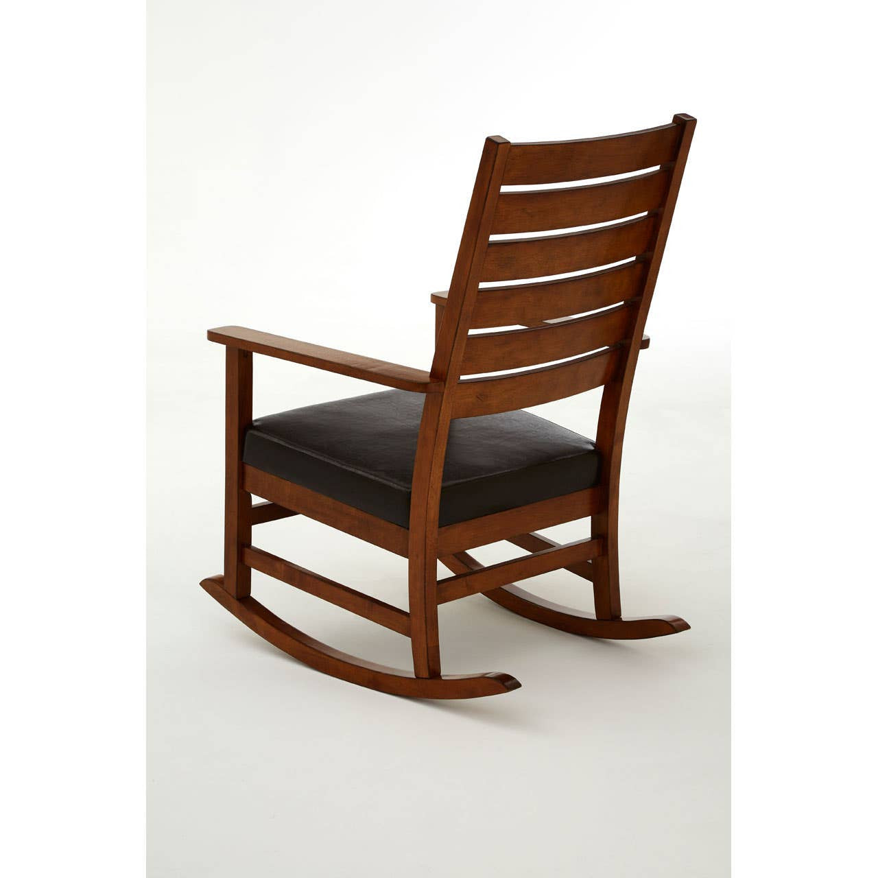 Freedom Brown Leather Effect Rocking Chair