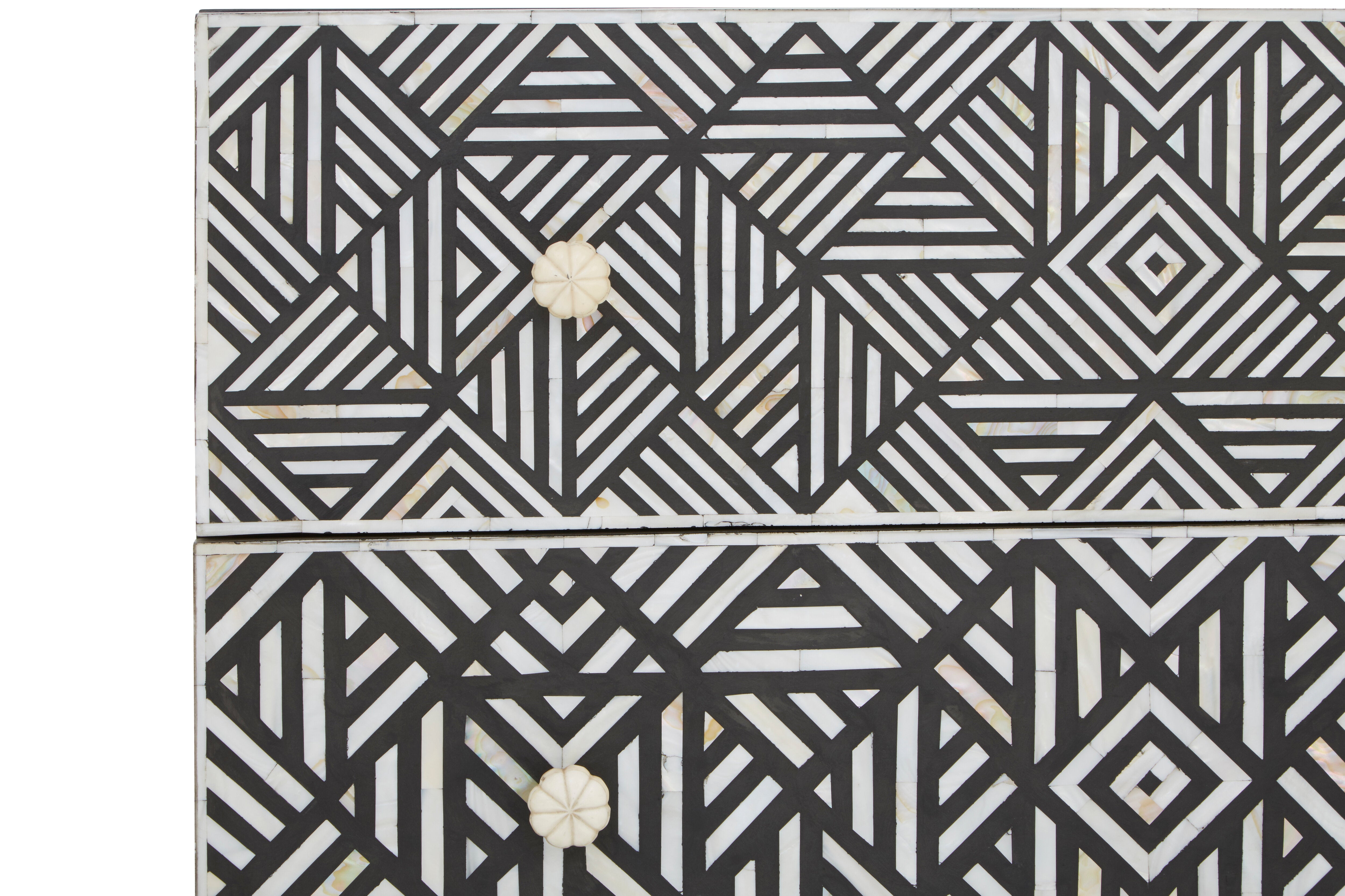 Allora Bone Monochrome Chest Of Drawers