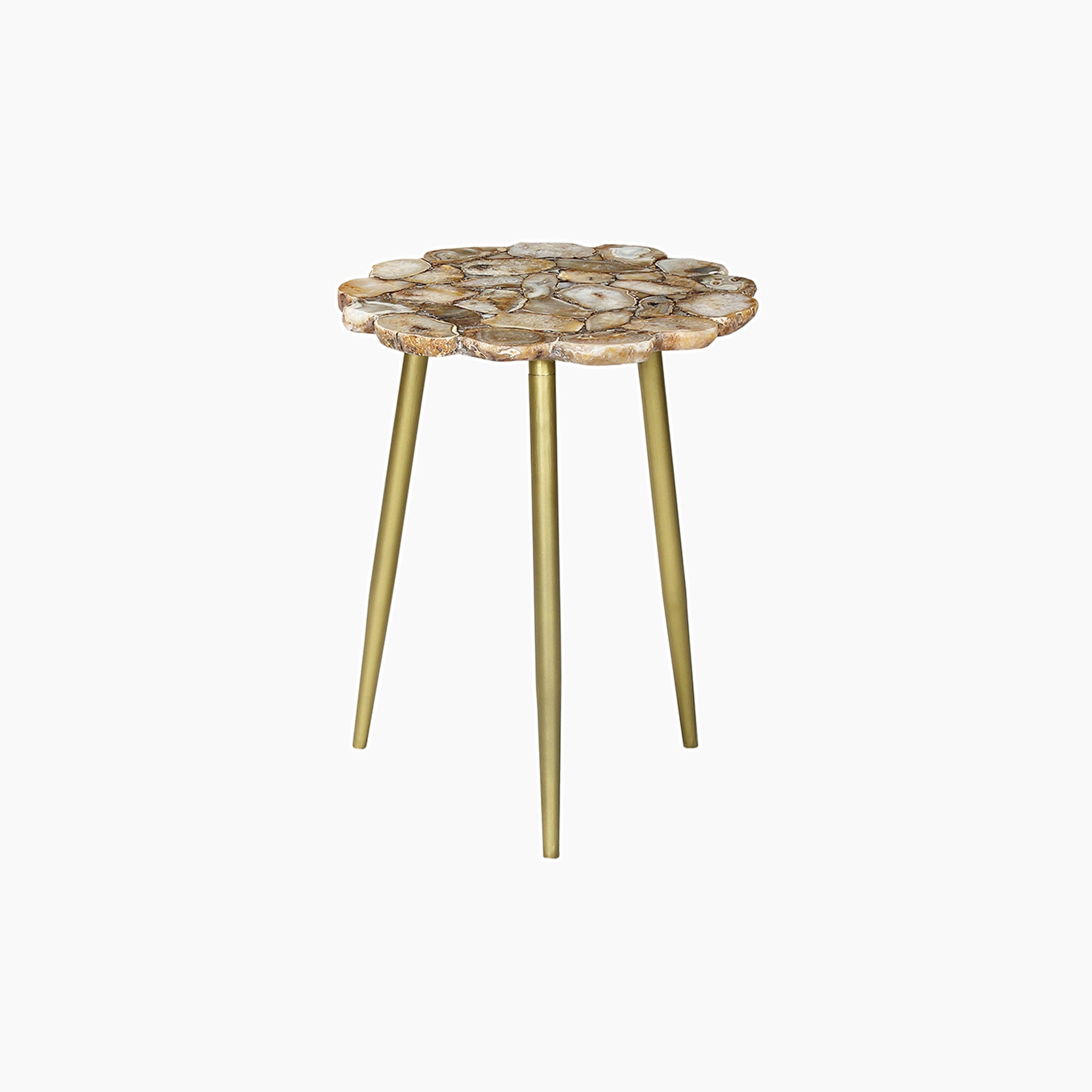 Myra Natural Agate End Table