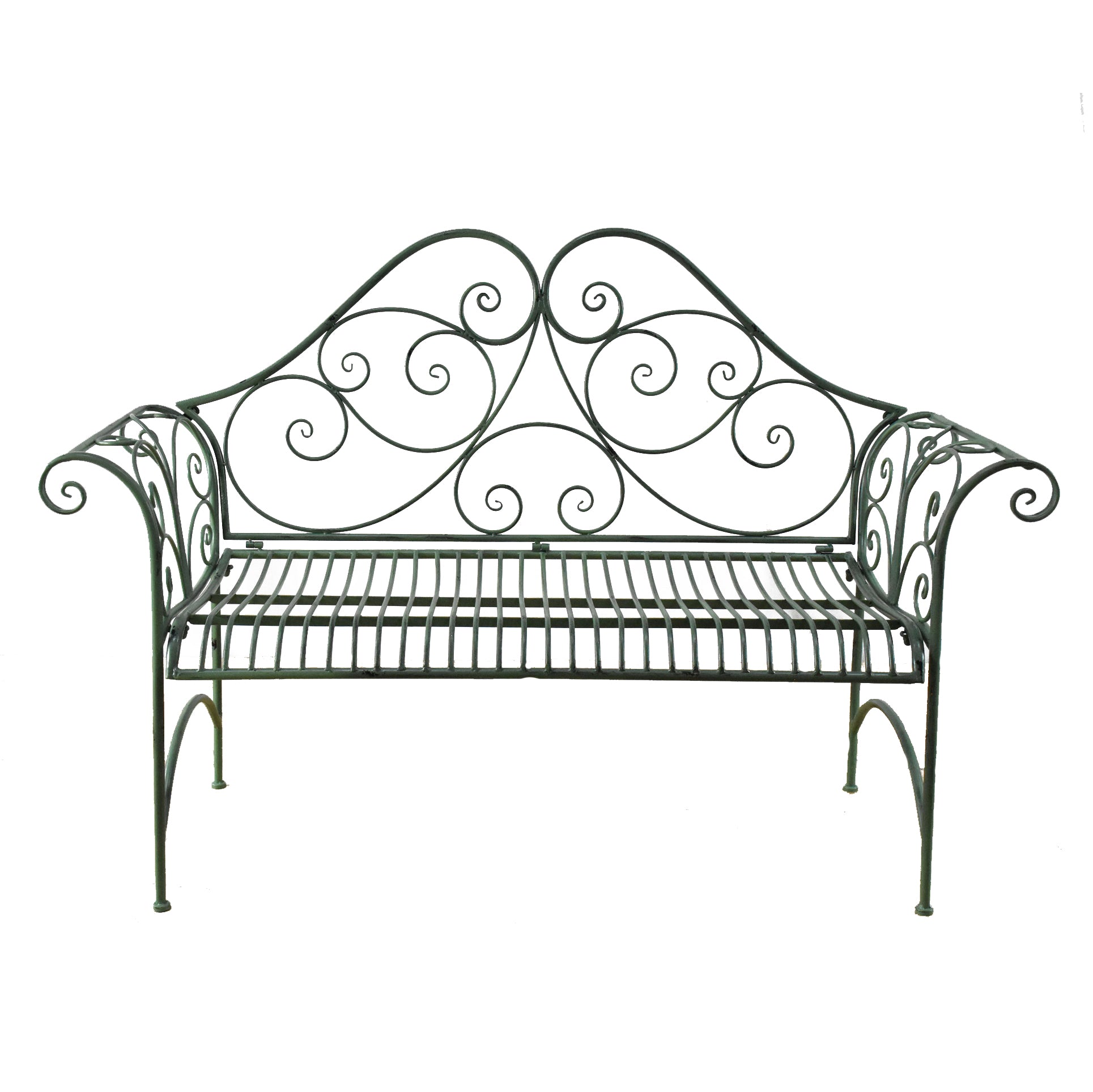 HERITAGE GREEN BENCH | Garden Bench | Antique Green