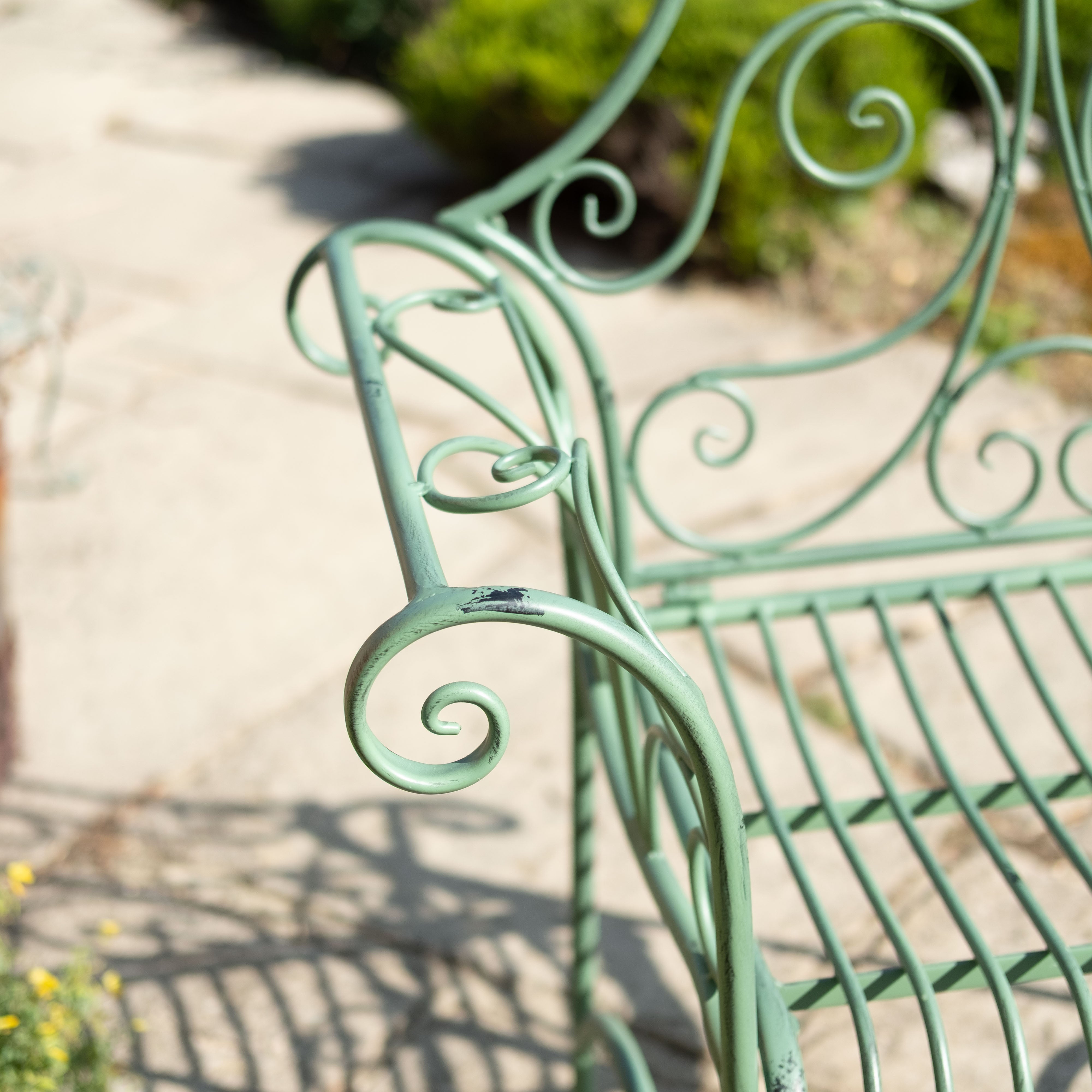HERITAGE GREEN OUTDOOR CHAIR | Metal Chair | Antique Green