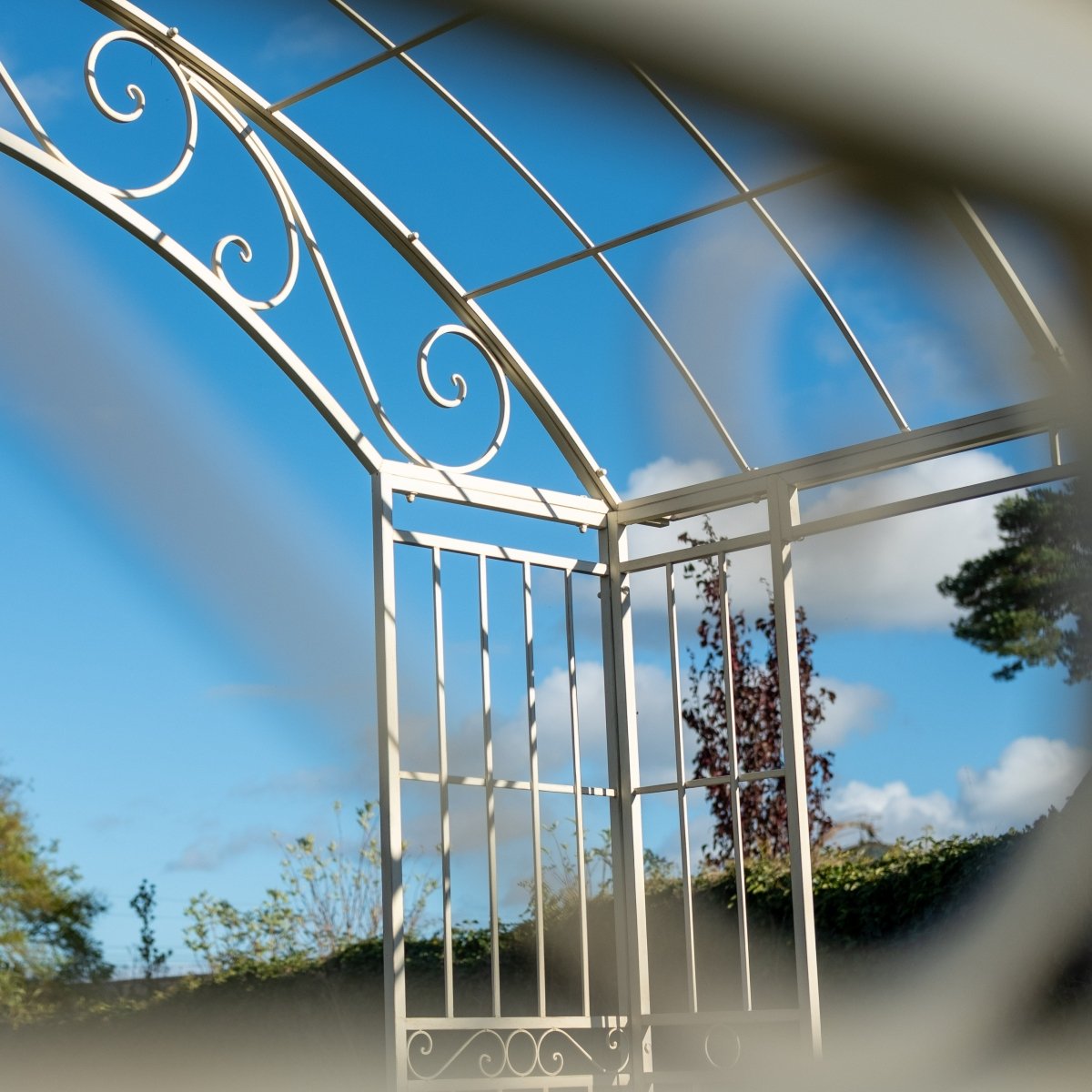 Marseille Metal Gazebo | Cream - OPULENT Co