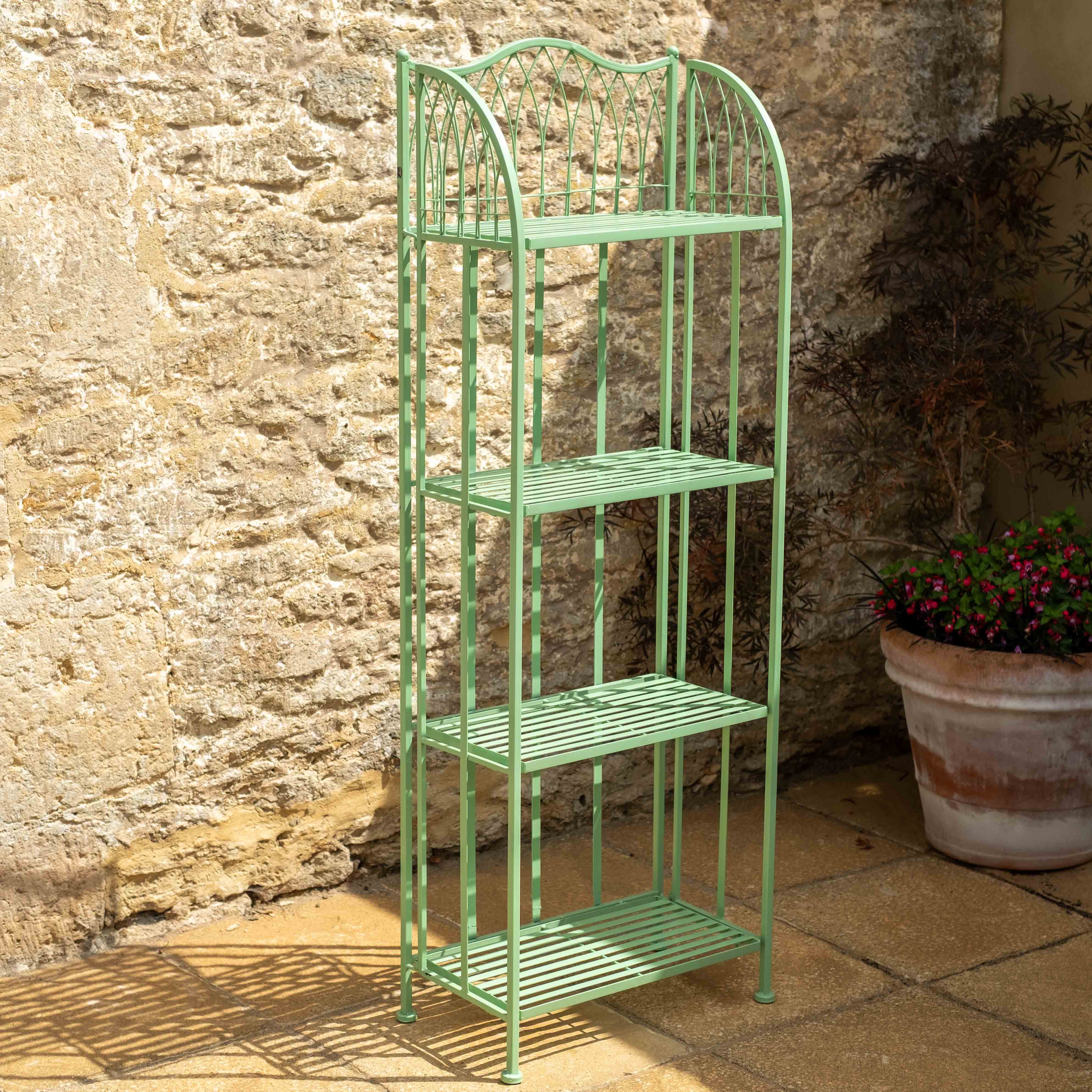 Hampton Bakers | Planter 4-tier shelving rack | Green