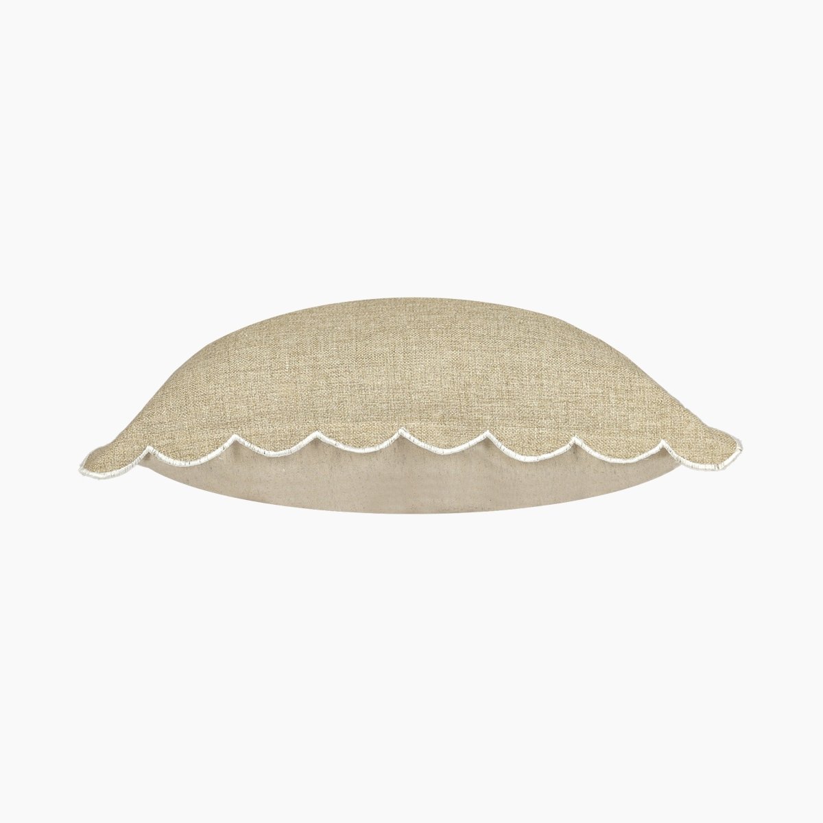 Elsie Cotton - Linen Beige Cushion - OPULENT Co