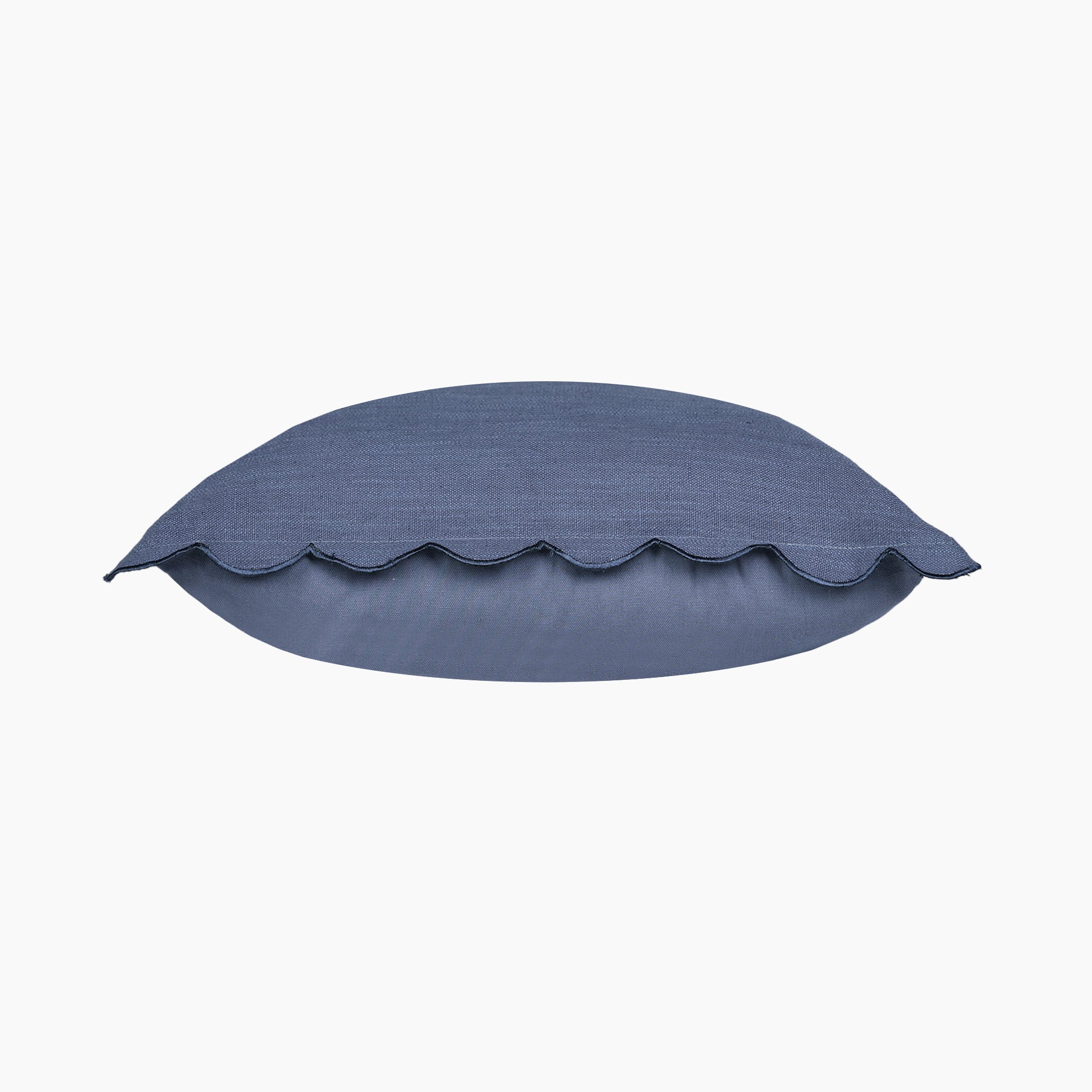 Elsie Cotton-Linen Blue Cushion