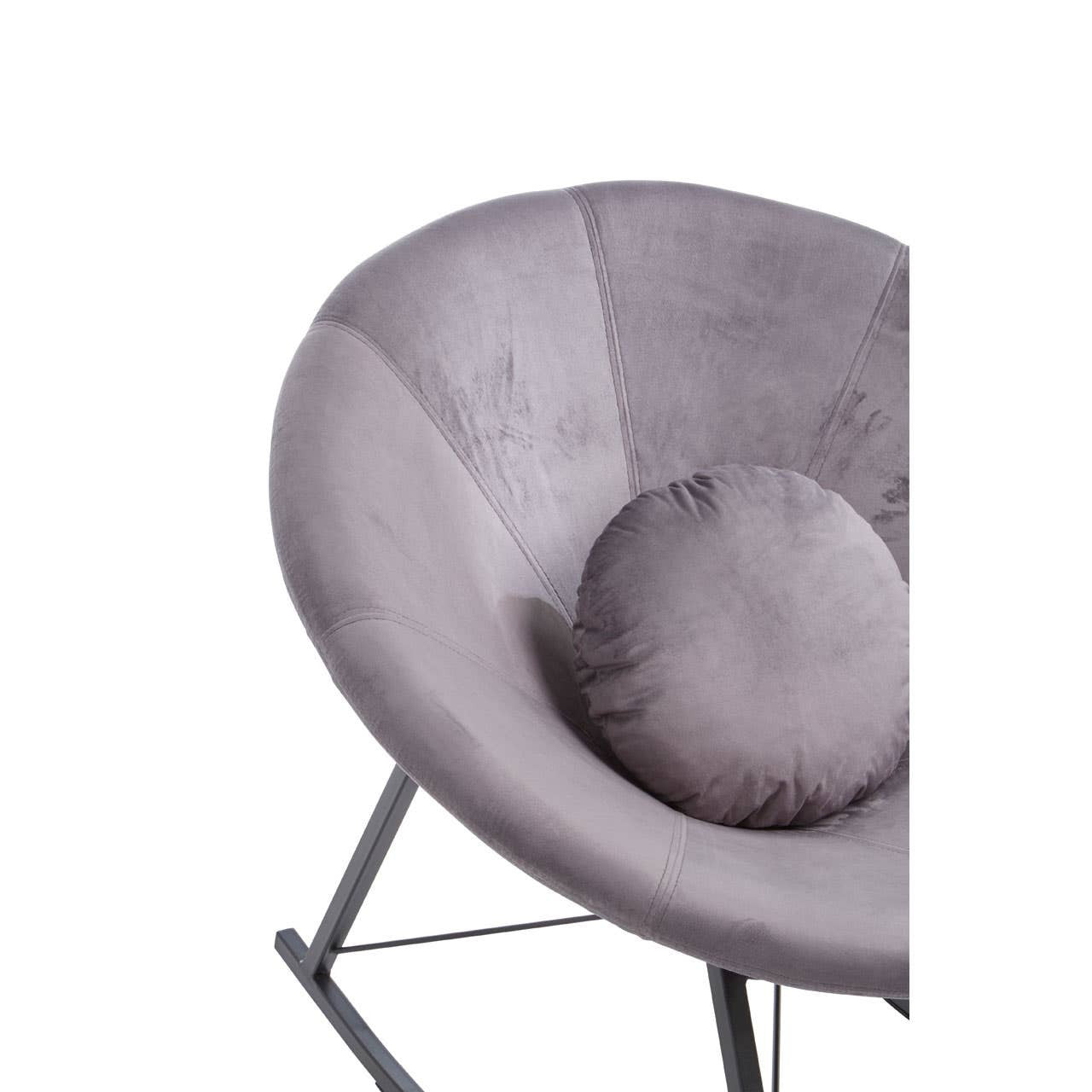 Circarto Grey Conic Rocking Chair