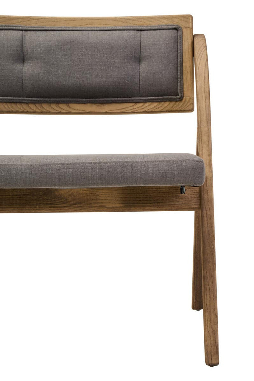 Nino Grey Wash Elm Wood Folding Chair