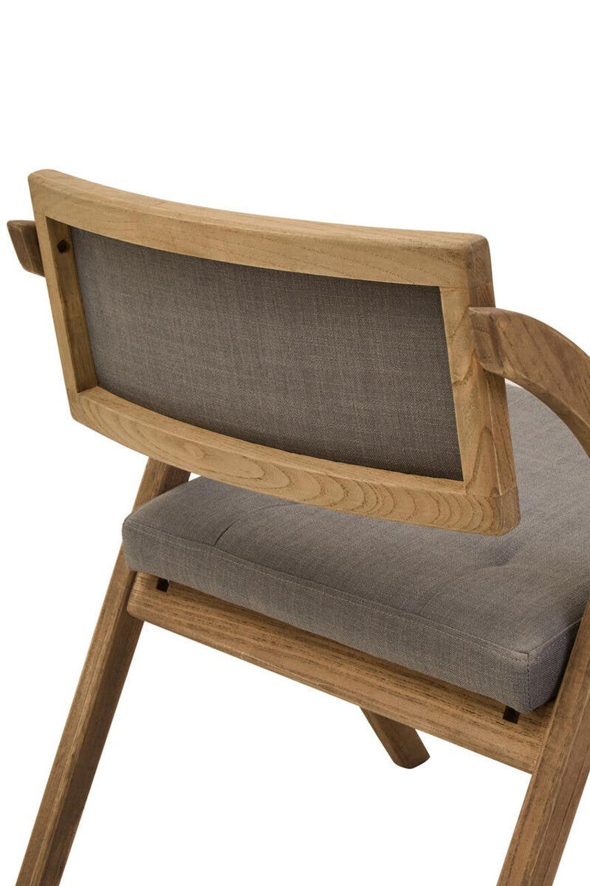 Nino Grey Wash Elm Wood Folding Chair