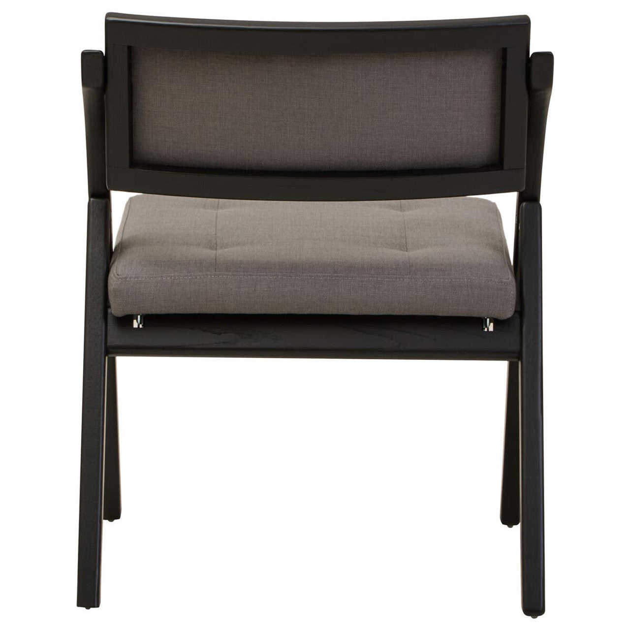 Nino Grey and Black Elm Wood Folding Chair