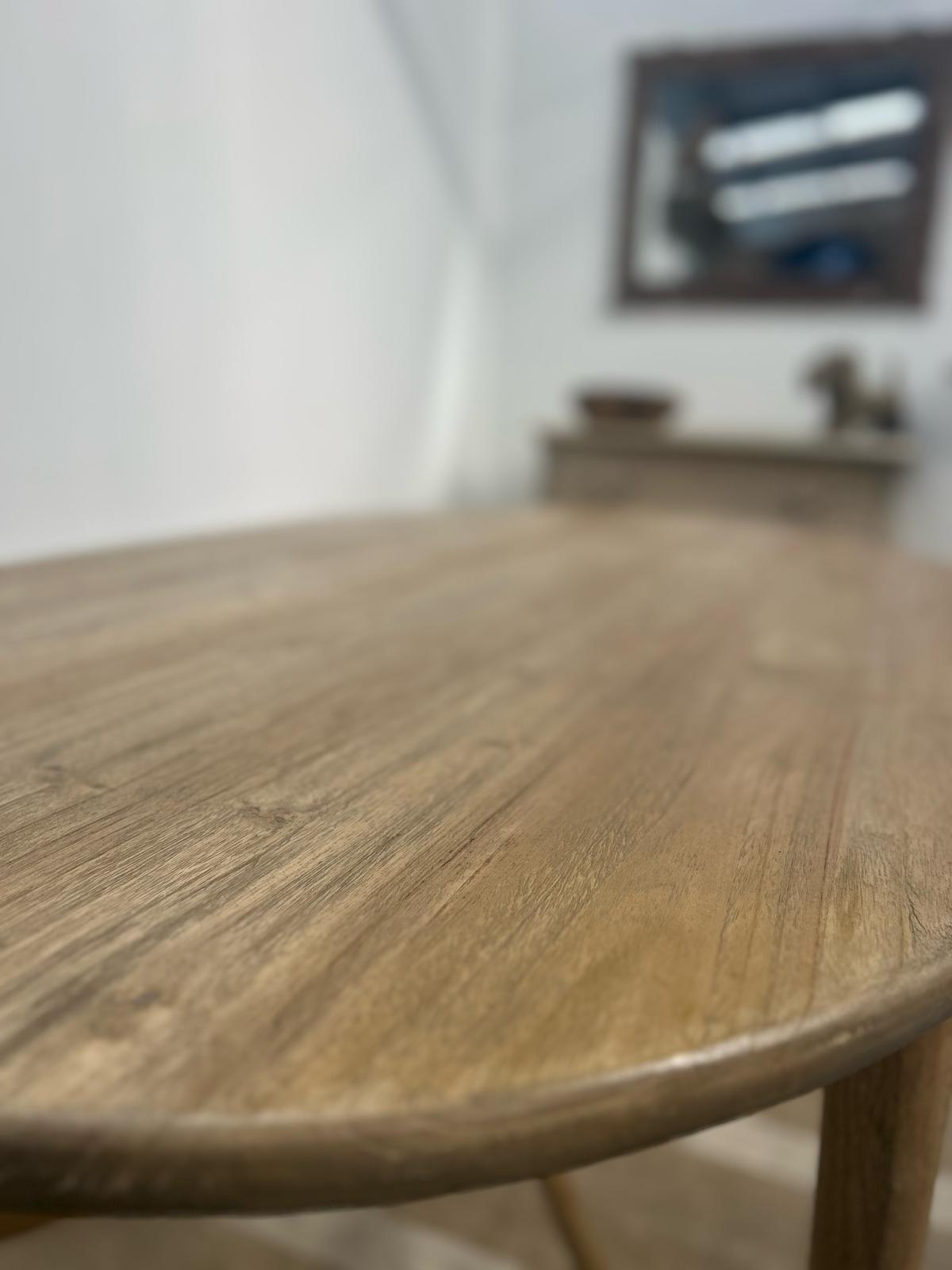 Teak Oval Dining Table