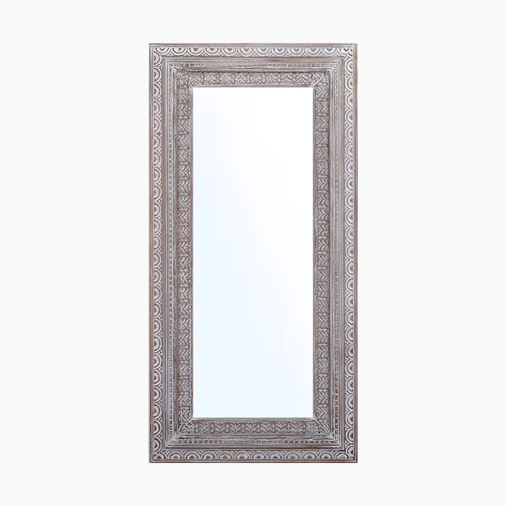 Naaz Carved Wooden Mirror