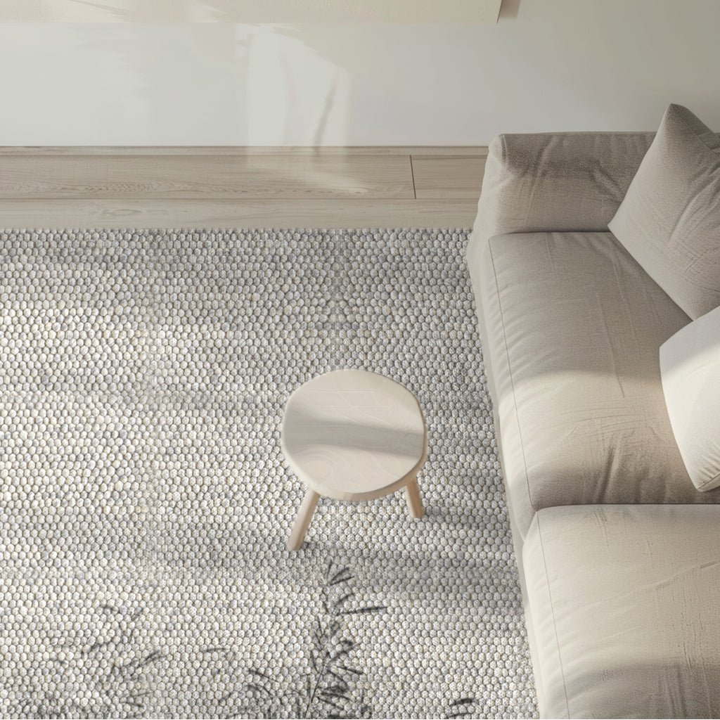 Emmie Wool Pebbled Rug - OPULENT Co