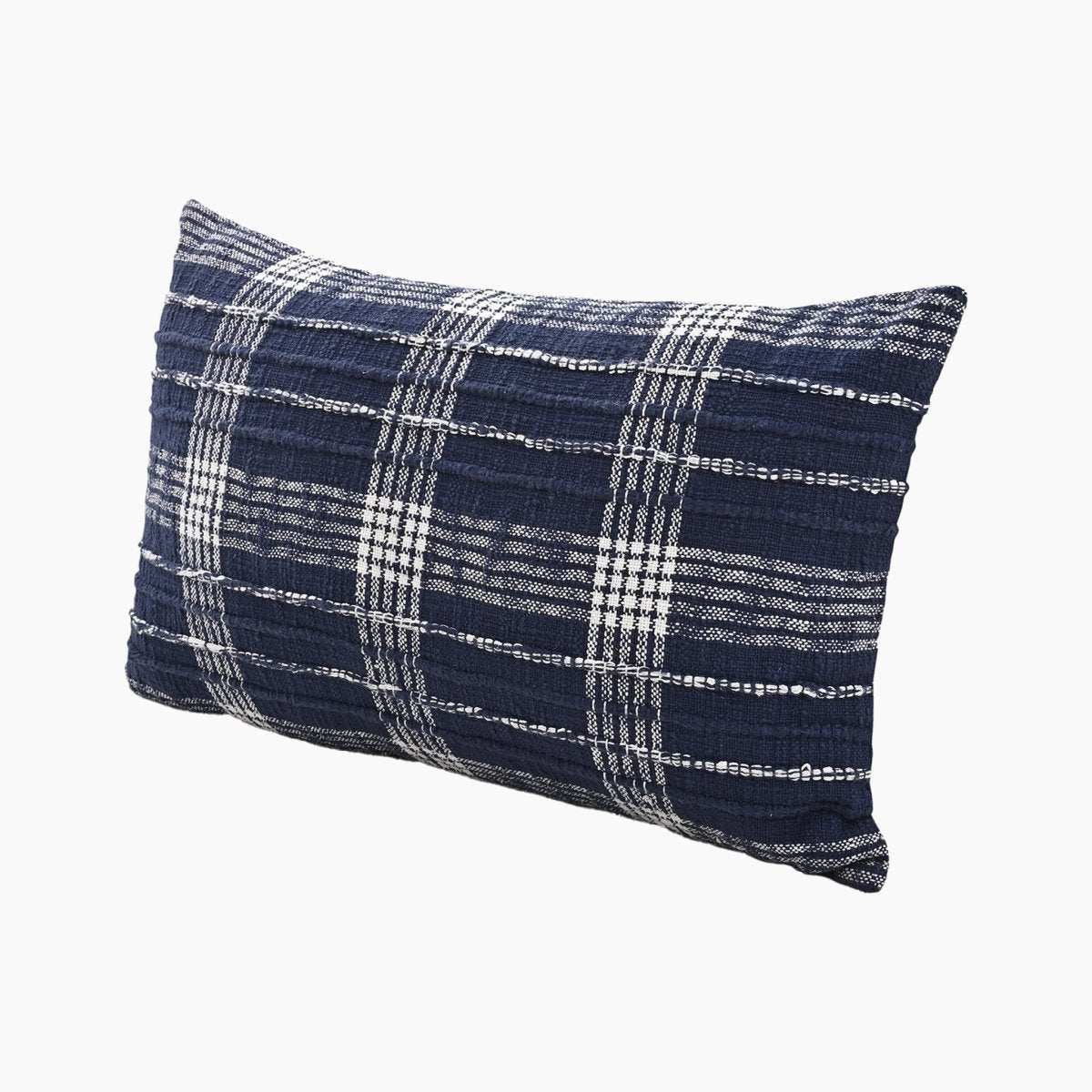 Guinevere Blue Cotton Cushion - OPULENT Co