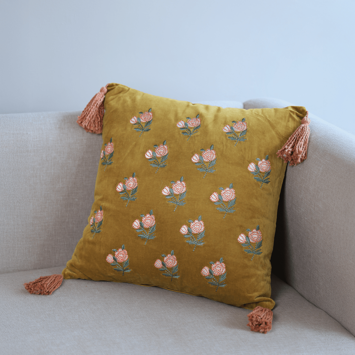 Luna Velvet Cushion - OPULENT Co