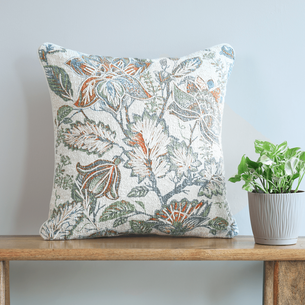 Perry Cotton Linen Blend Cushion - OPULENT Co