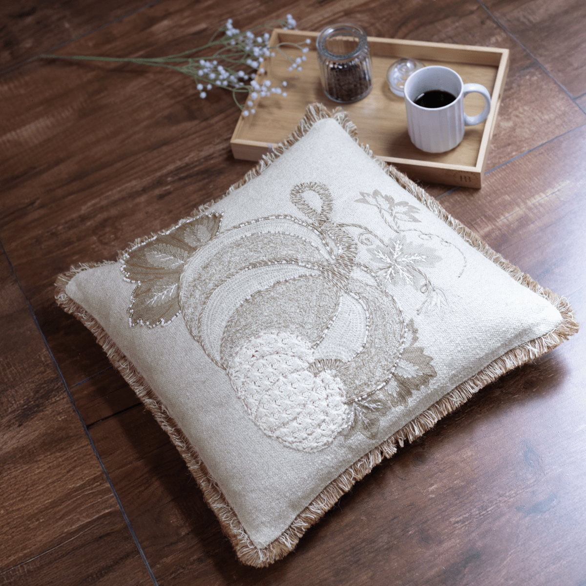 Mira Cotton Blend Cushion - OPULENT Co