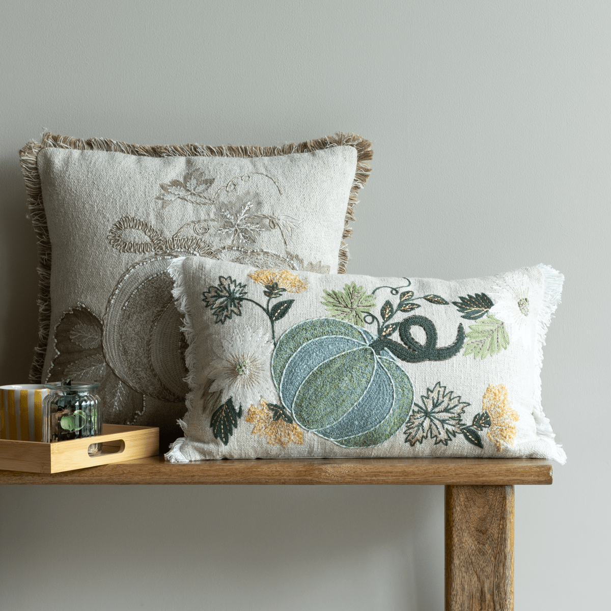 Jasper Cotton Blend Cushion - OPULENT Co