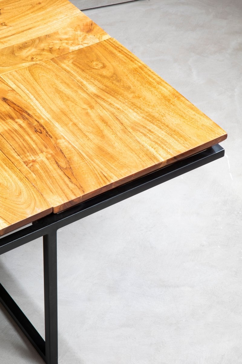 Acacia Pyramid Coffee Table - OPULENT co