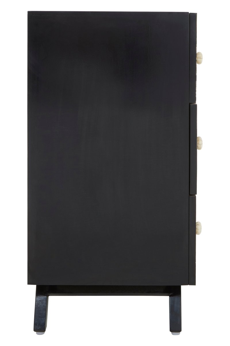 Allora Bone Monochrome Chest Of Drawers - OPULENT Co