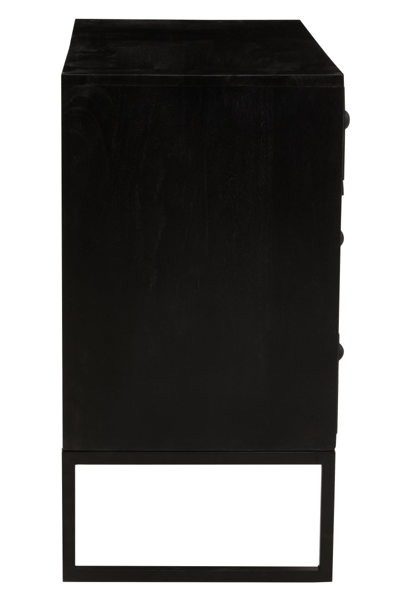 Allora Three Drawer Chest With Bone Inlay - OPULENT Co