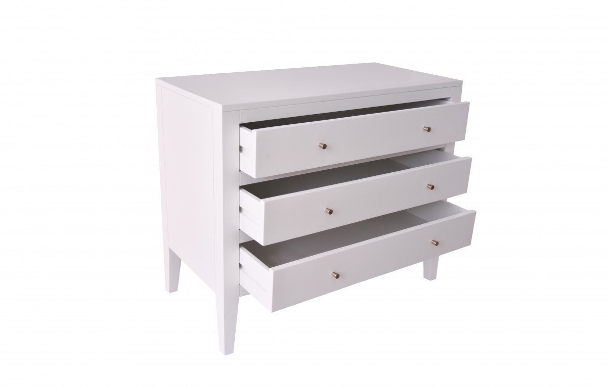 Alton Chest of Drawers | White - OPULENT co