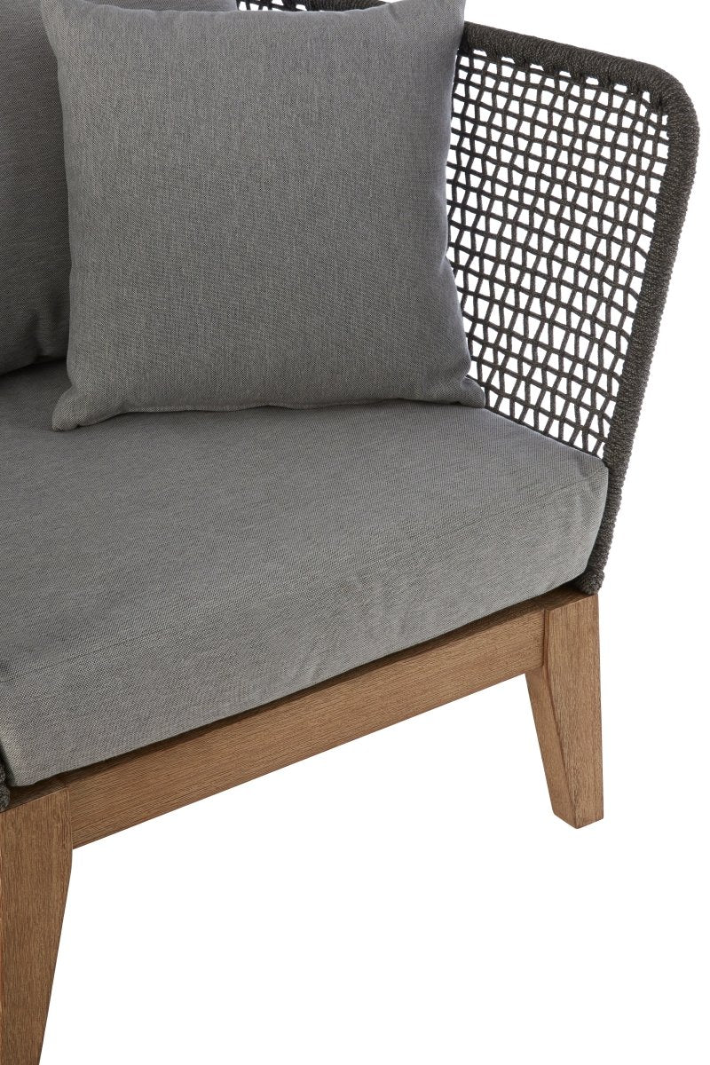 Aurora Grey Armchair - OPULENT co