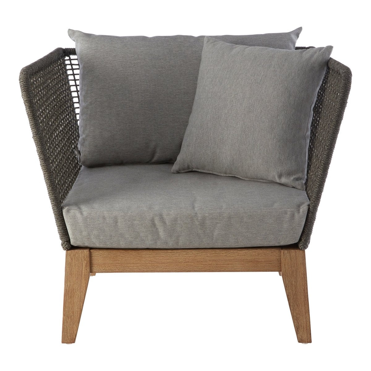 Aurora Grey Armchair - OPULENT co