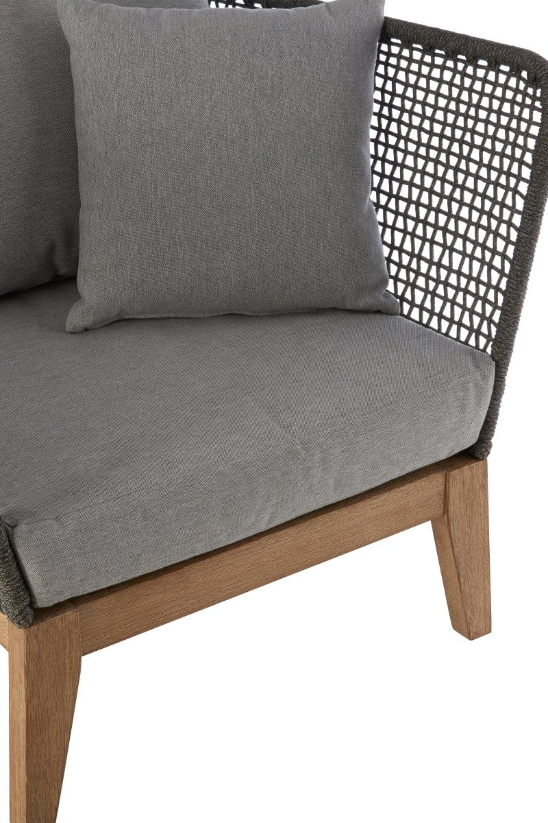 Aurora Grey Armchair - OPULENT co