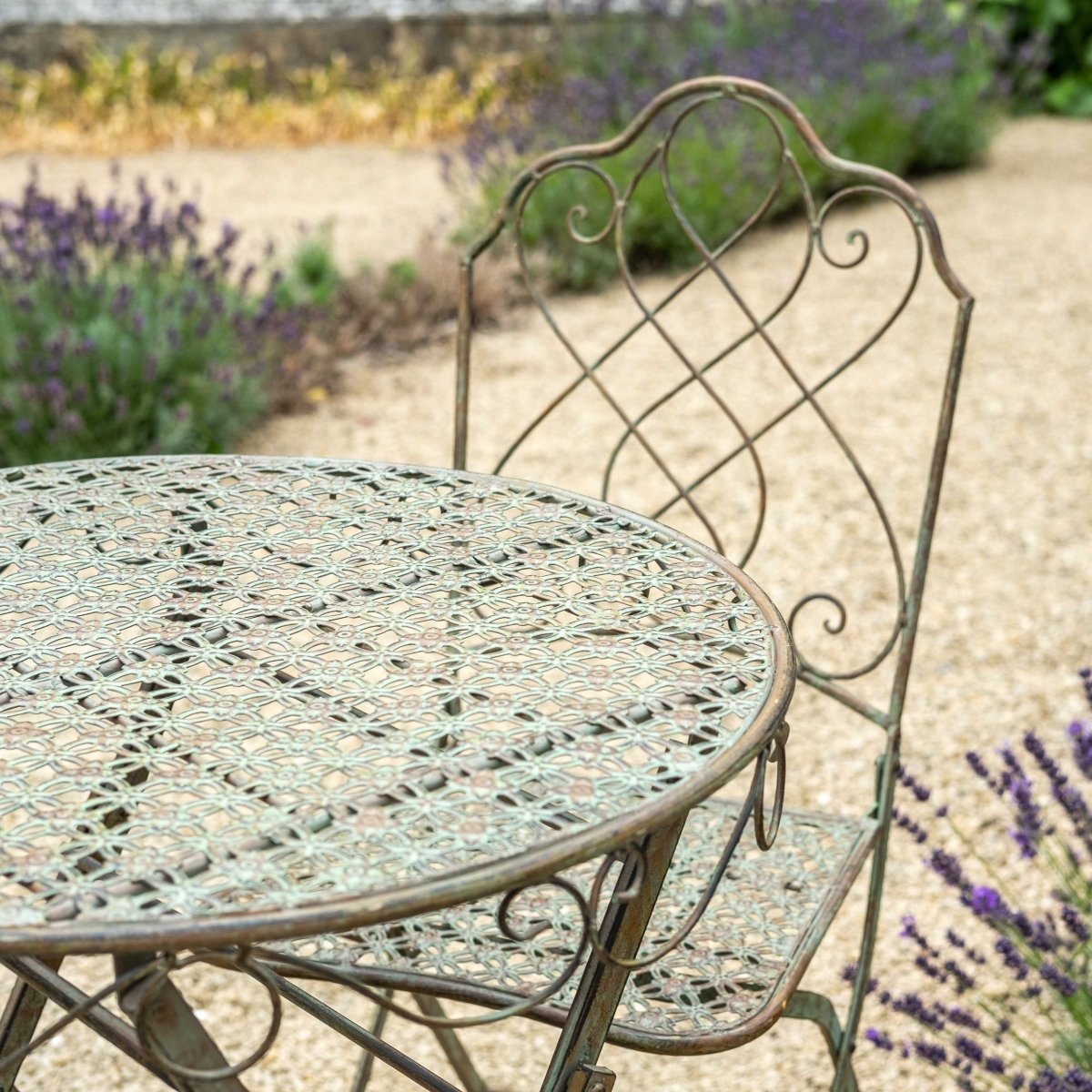 AVALON BISTRO Metal SET | Antique Green - OPULENT co