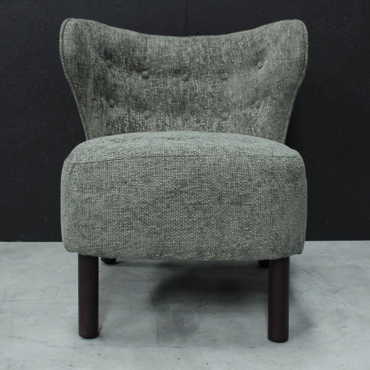 Avery Occasional Chair in Boucle Olive - OPULENT Co
