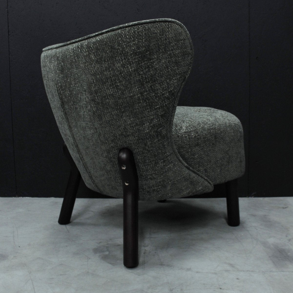 Avery Occasional Chair in Boucle Olive - OPULENT Co