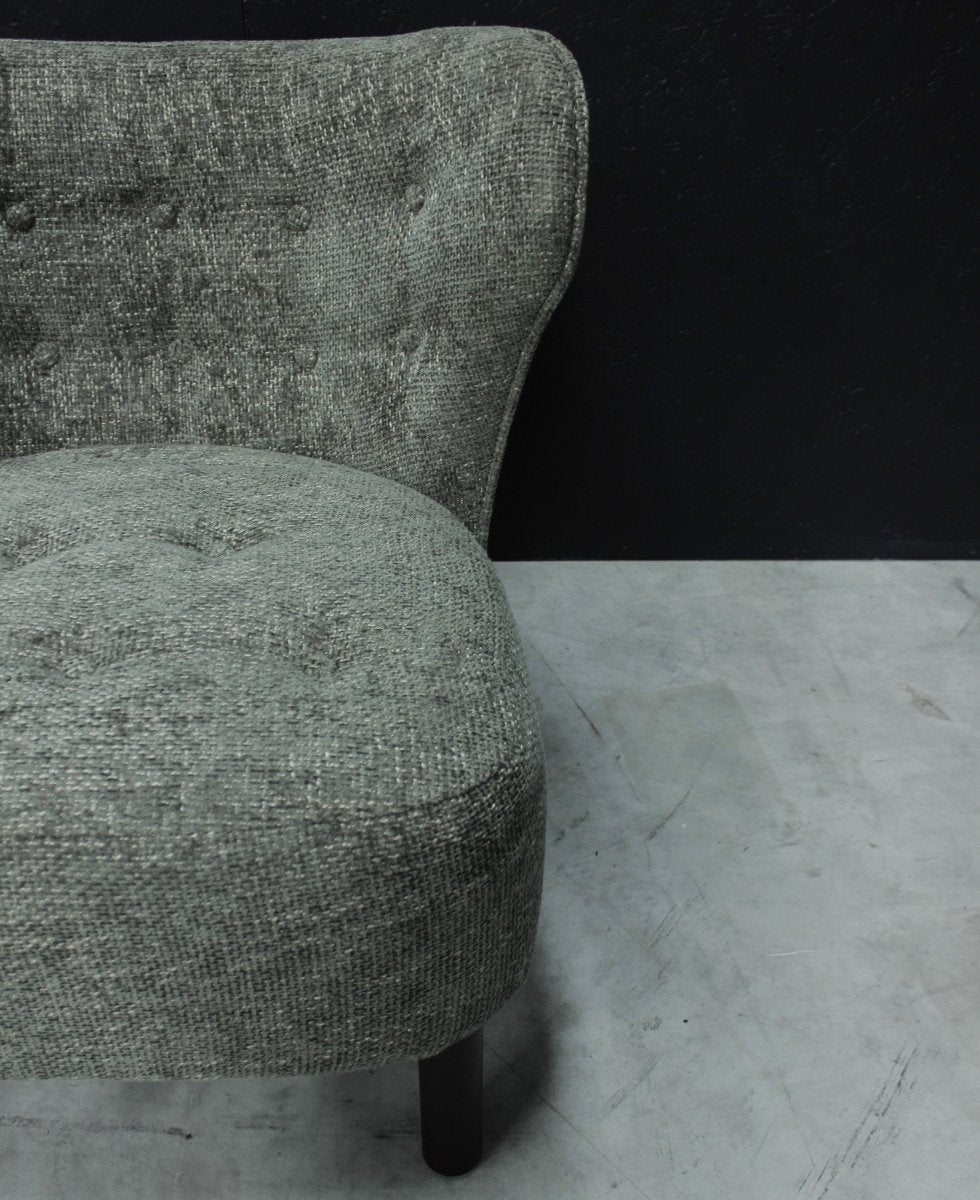 Avery Occasional Chair in Boucle Olive - OPULENT Co