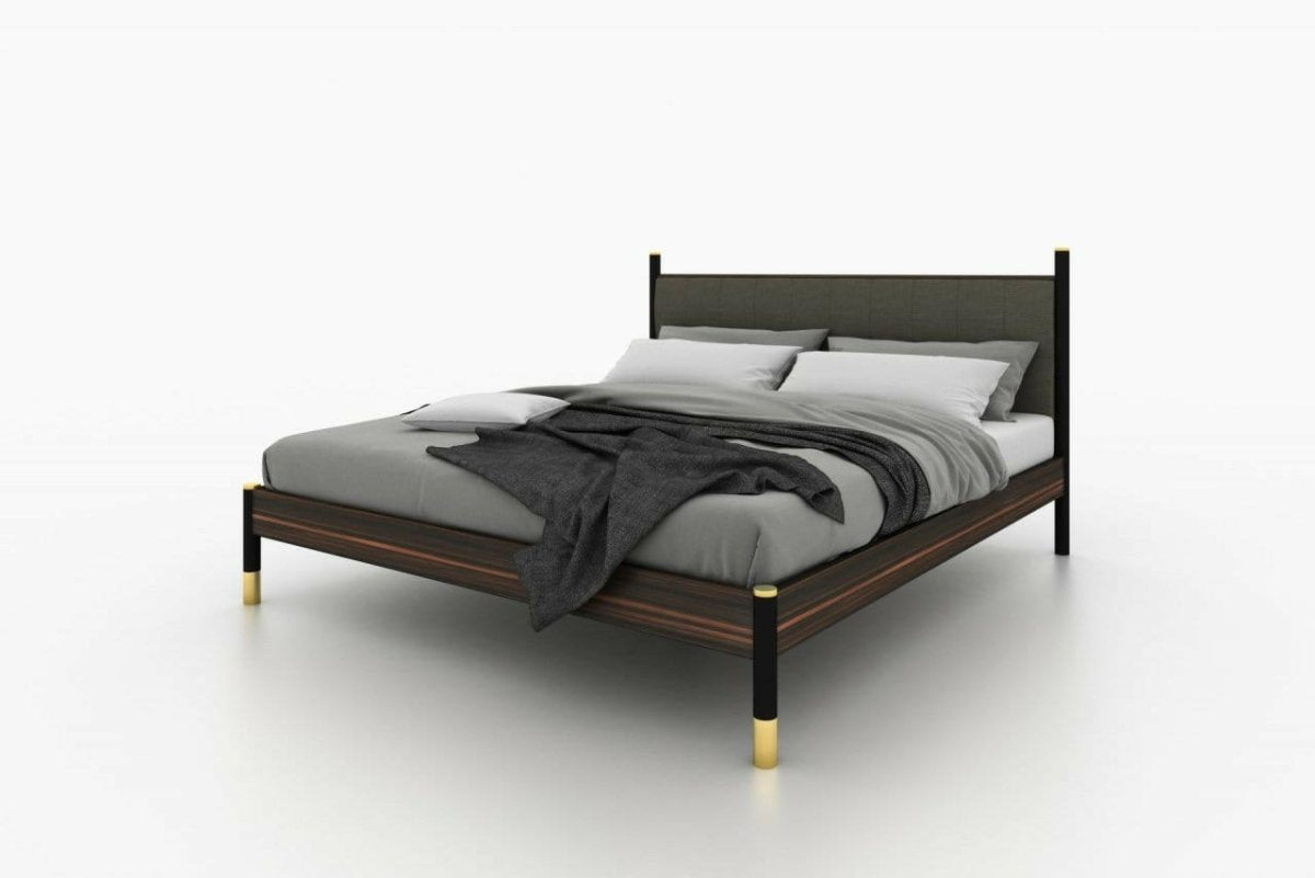 Bali Bed In Grey - OPULENT co