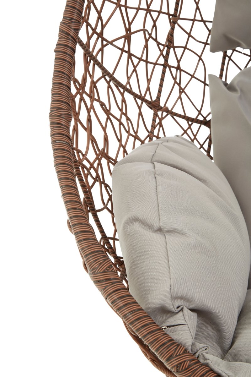Bali Brown Rattan Hanging Chair - OPULENT co