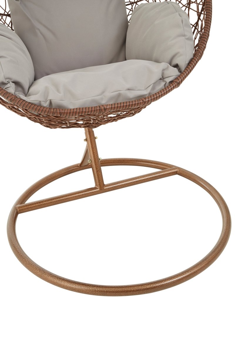 Bali Brown Rattan Hanging Chair - OPULENT co