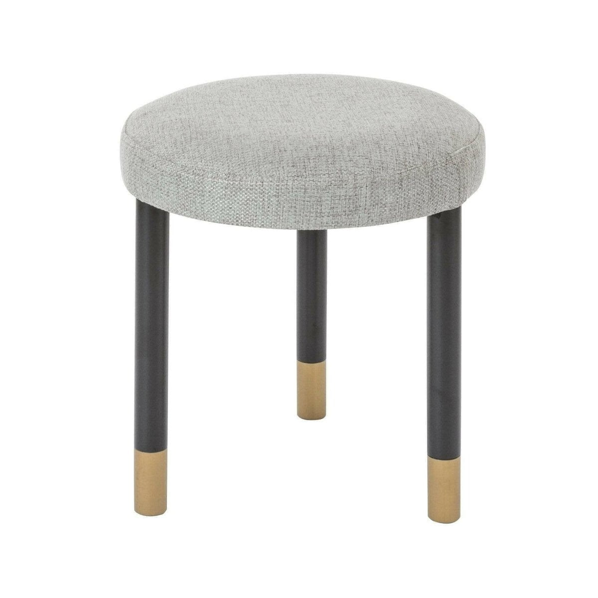 Bali Stool Ebony / Grey - OPULENT co
