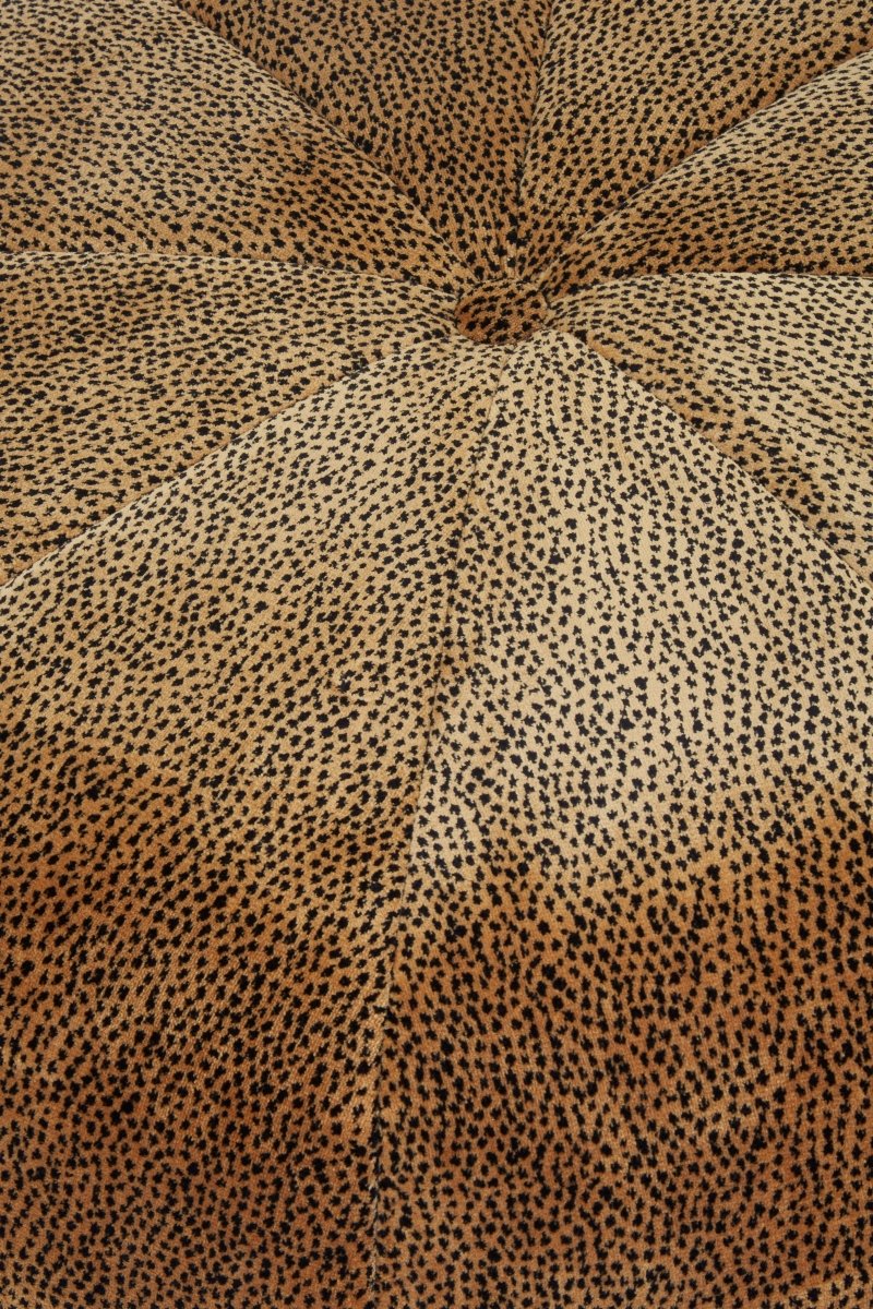 Big Apple Leopard Print Pouffe - OPULENT co