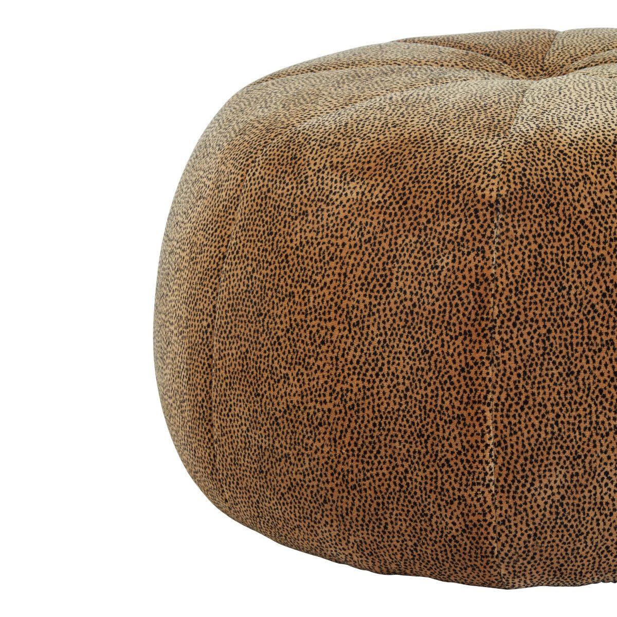 Big Apple Leopard Print Pouffe - OPULENT co