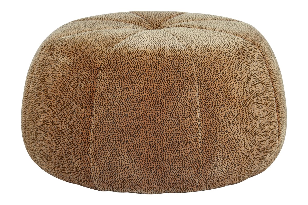 Big Apple Leopard Print Pouffe - OPULENT co