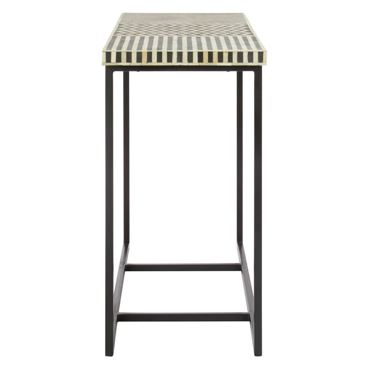 Bohemira Mango Wood With Bone Inlay Console Table - OPULENT Co