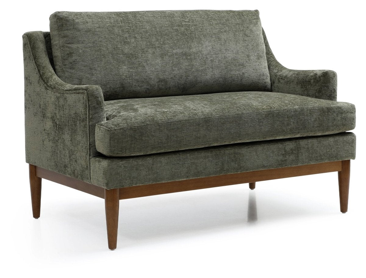 Briar 2 seater 'Loveseat' - Olive Chenille - OPULENT co