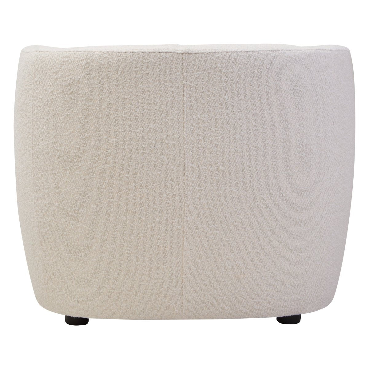Brugara Textured Cream Curved Chair - OPULENT Co