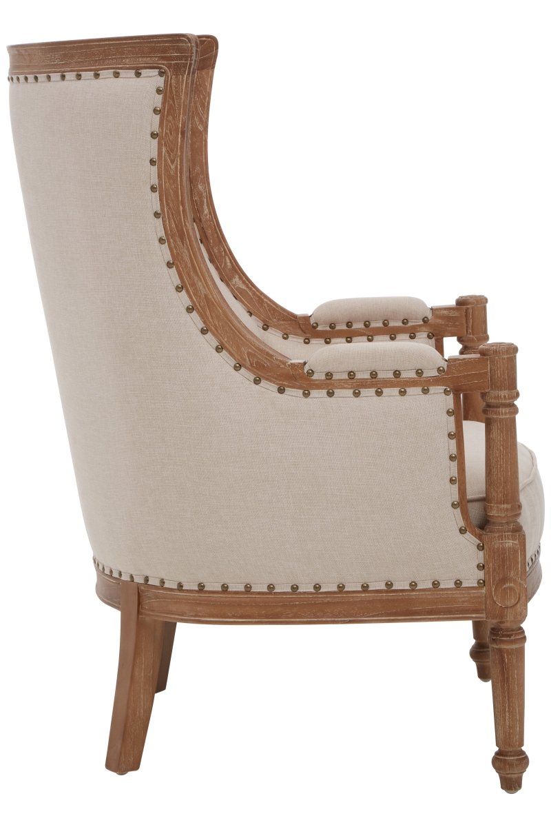 Cordoba High Back Cream Chair - OPULENT co